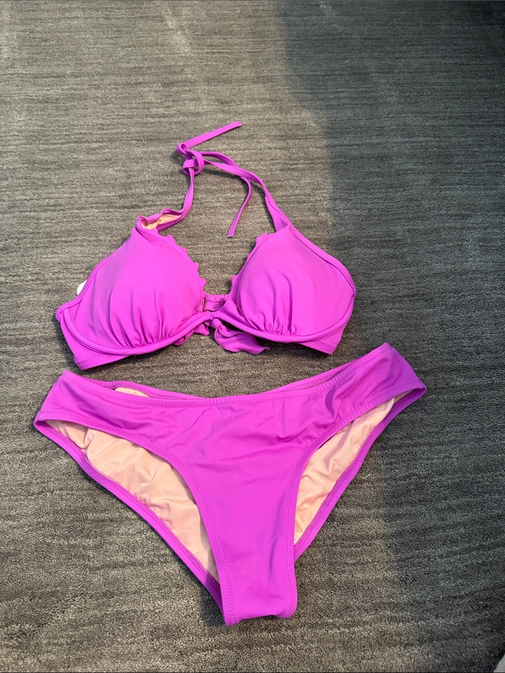 Victoria's Secret Bright Pink Bikini Set